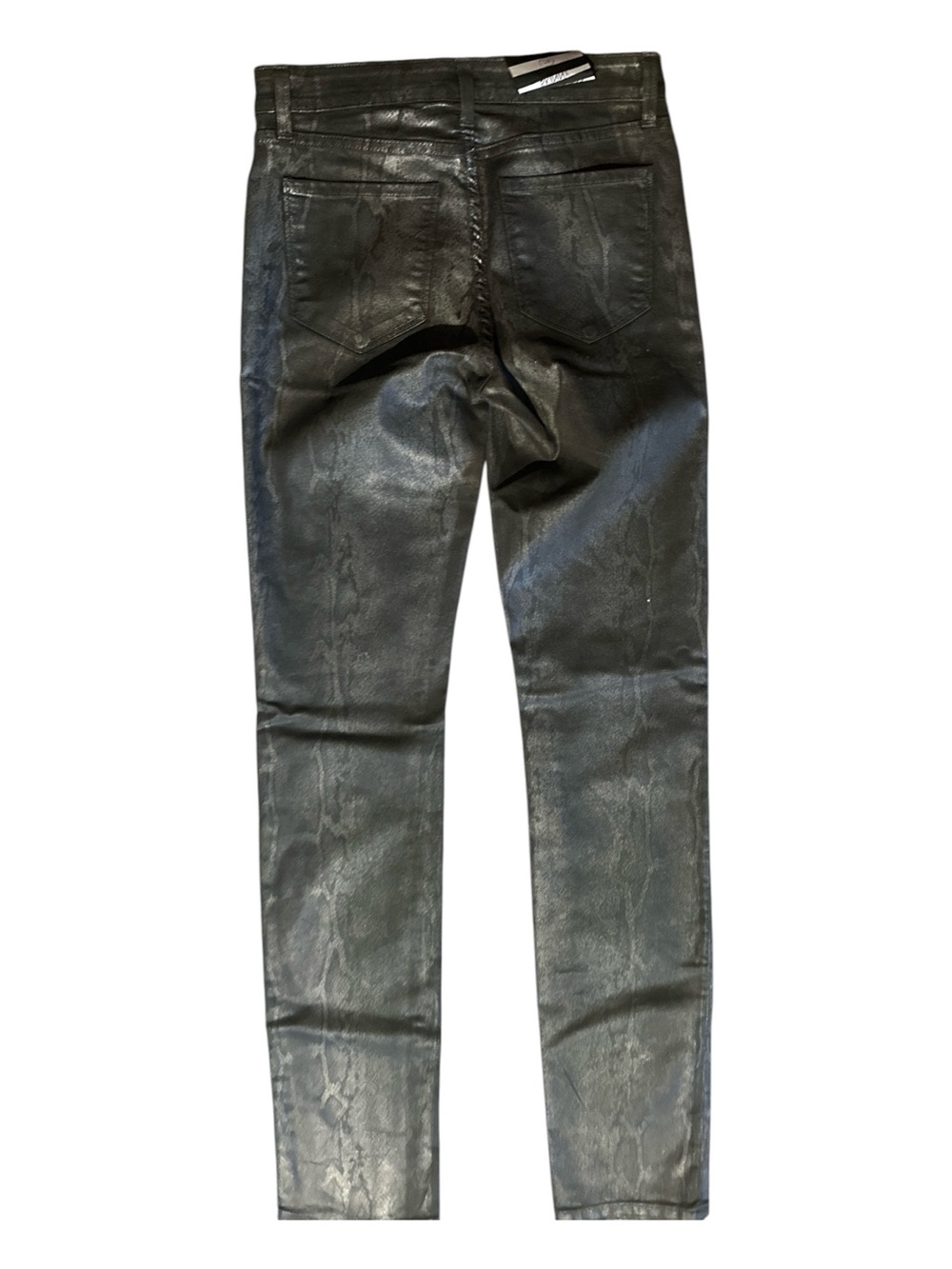 MONFRERE Men’s Greyson Coated python Skinny Fit Jeans Sz 29